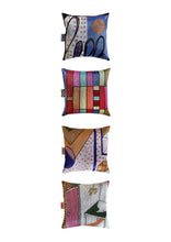 Load image into Gallery viewer, Embroidered Sixties Funk Cushion