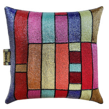 Load image into Gallery viewer, Embroidered Sixties Funk Cushion