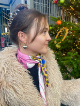 Load image into Gallery viewer, Sixties Door Silk Scarf
