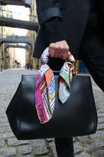 Load image into Gallery viewer, Sixties Wave Silk Scarf
