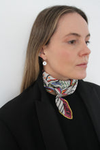 Load image into Gallery viewer, Sixties Wave Silk Scarf
