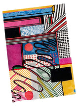 Load image into Gallery viewer, Funky and colourful rug made with New Zealand wool
