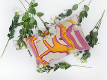 Load image into Gallery viewer, Pink and yellow unique rectangle cushion 
