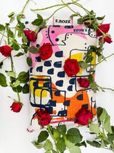 Load image into Gallery viewer, Screen print abstract cushion
