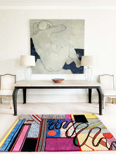 Load image into Gallery viewer, Funky and colourful rug made with New Zealand wool
